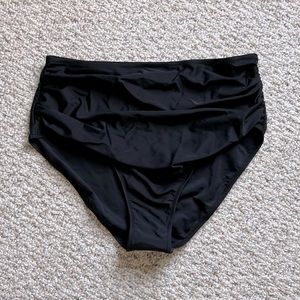 NWOT Beachsissi Rouched High Waist Bikini Bottom